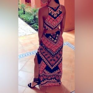 Forever 21 Cutout Maxi Dress Size S